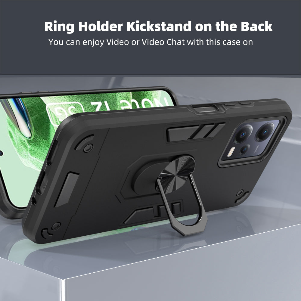 Hybrid Rugged Armor Kickstand Case for Mi Redmi Note 12 5G / Poco X5 5G