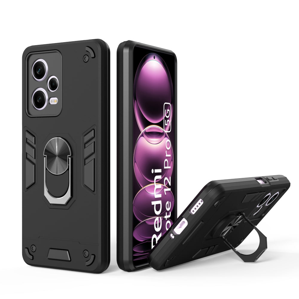 Hybrid Rugged Armor Kickstand Case for Mi Redmi Note 12 Pro 5G / 12 Pro Plus 5G