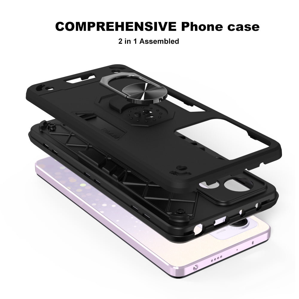 Hybrid Rugged Armor Kickstand Case for Mi Redmi Note 12 Pro 5G / 12 Pro Plus 5G