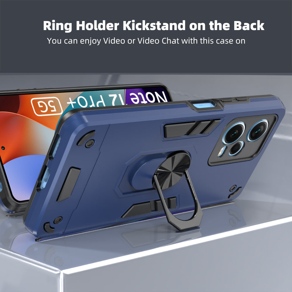 Hybrid Rugged Armor Kickstand Case for Mi Redmi Note 12 Pro 5G / 12 Pro Plus 5G
