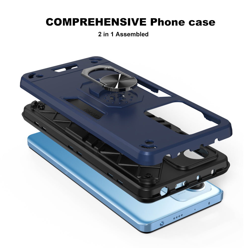 Hybrid Rugged Armor Kickstand Case for Mi Redmi Note 12 Pro 5G / 12 Pro Plus 5G