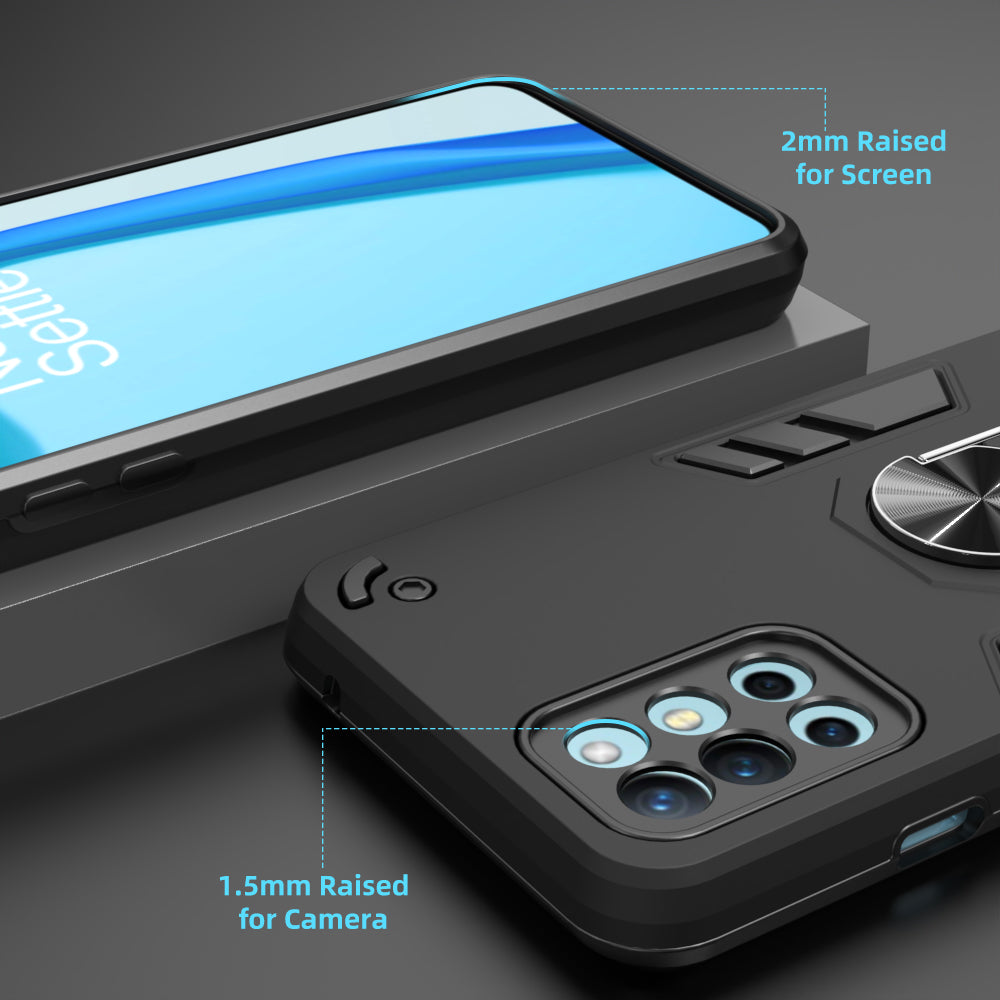 Hybrid Rugged Armor Kickstand Back Case for OnePlus 9R 5G / 8T 5G