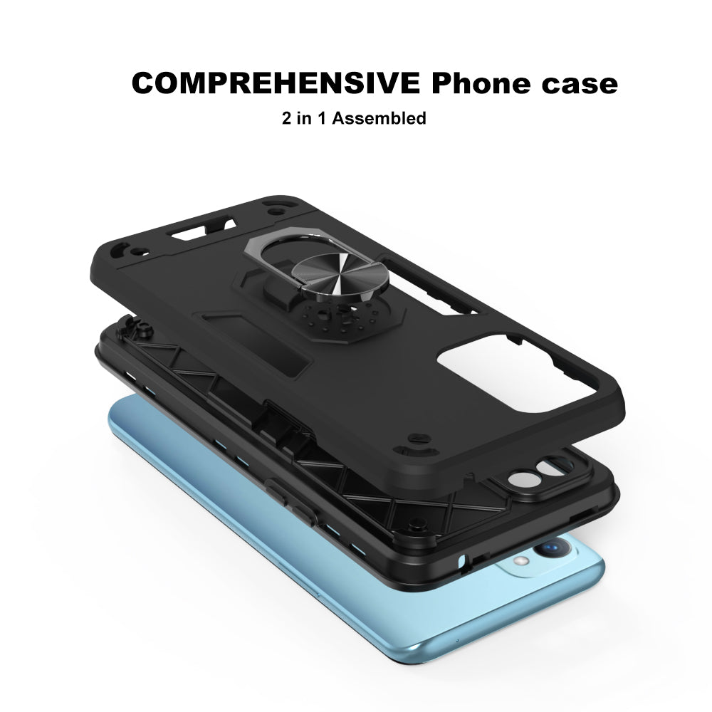 Hybrid Rugged Armor Kickstand Back Case for OnePlus 9R 5G / 8T 5G