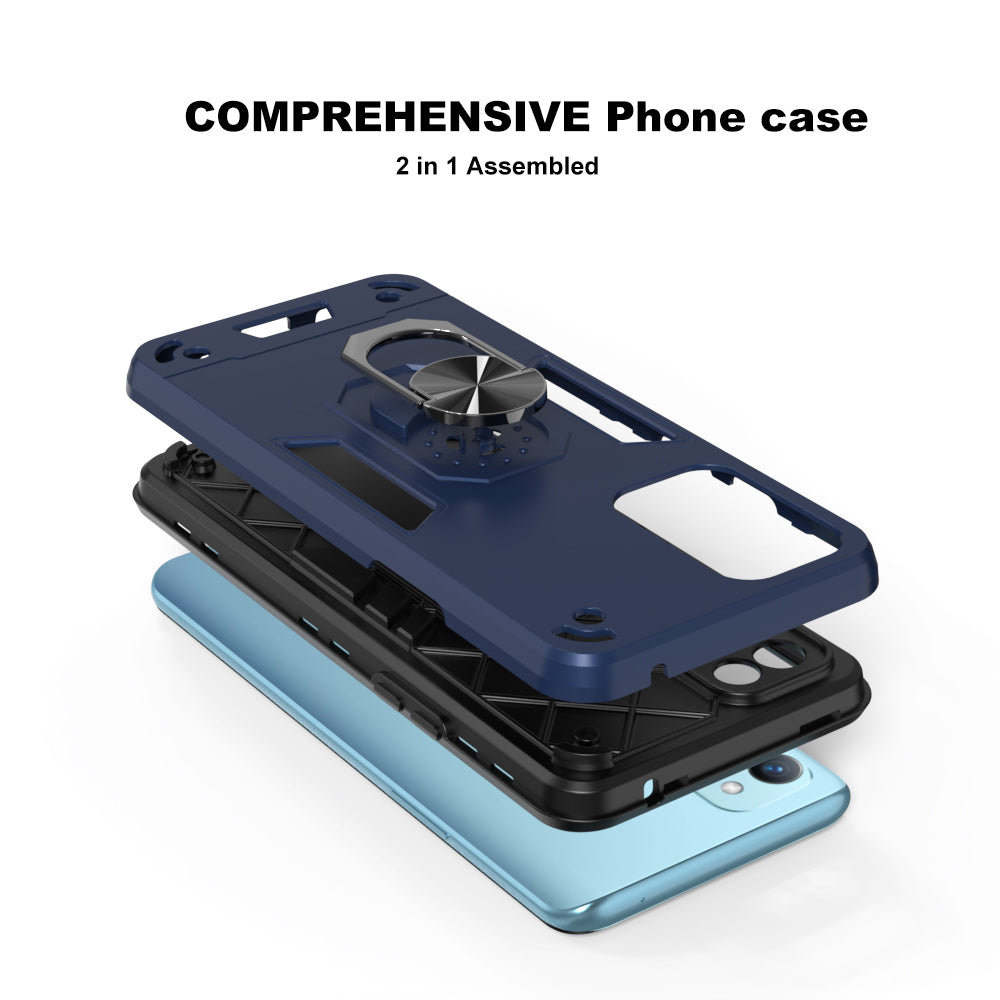 Hybrid Rugged Armor Kickstand Back Case for OnePlus 9R 5G / 8T 5G
