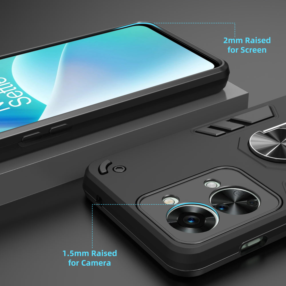Hybrid Rugged Armor Kickstand Back Case for OnePlus Nord 2T 5G