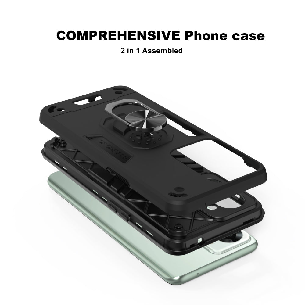 Hybrid Rugged Armor Kickstand Back Case for OnePlus Nord 2T 5G
