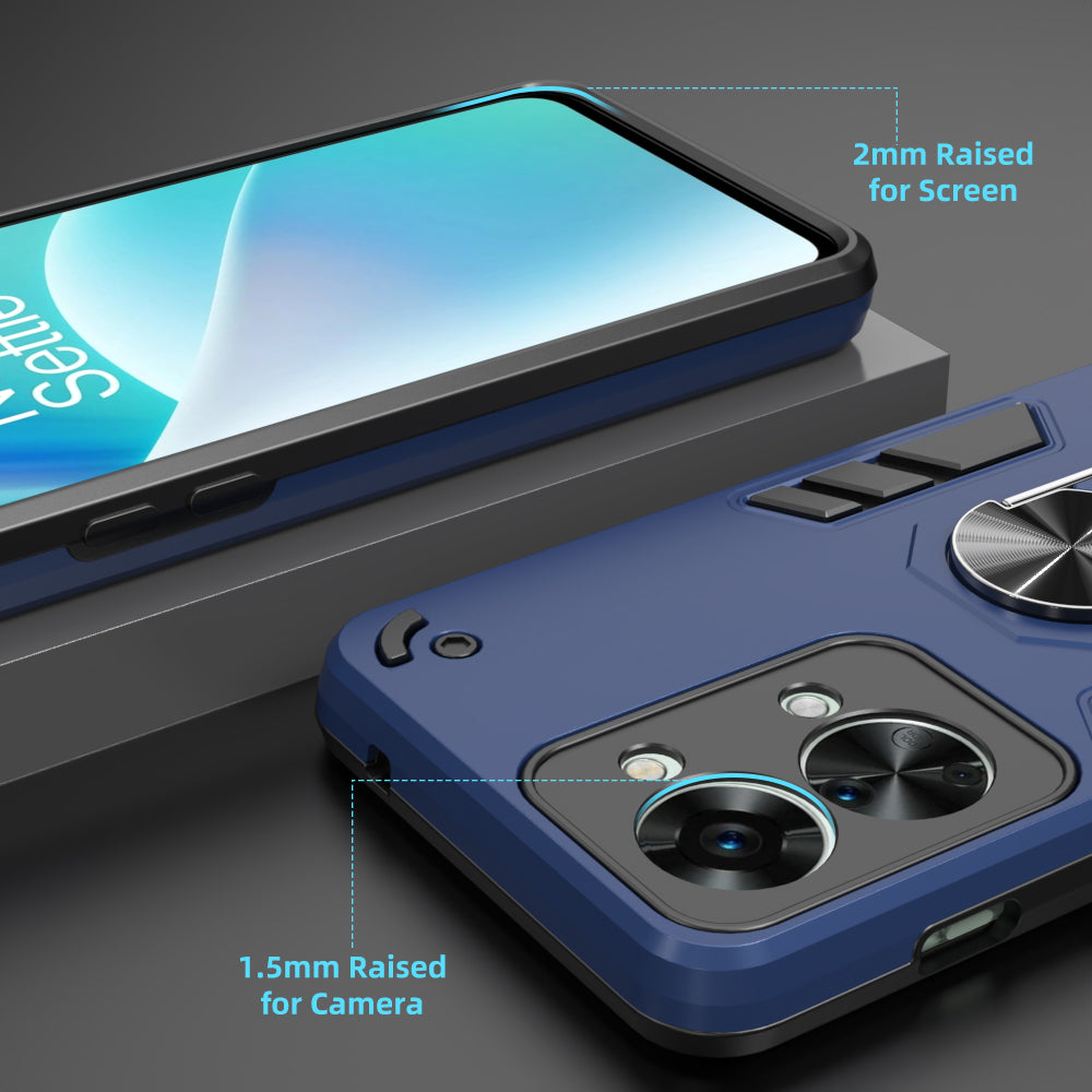 Hybrid Rugged Armor Kickstand Back Case for OnePlus Nord 2T 5G