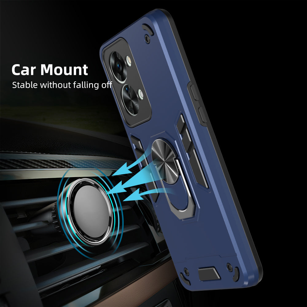 Hybrid Rugged Armor Kickstand Back Case for OnePlus Nord 2T 5G