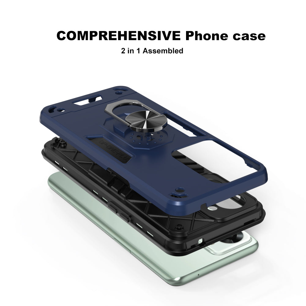 Hybrid Rugged Armor Kickstand Back Case for OnePlus Nord 2T 5G