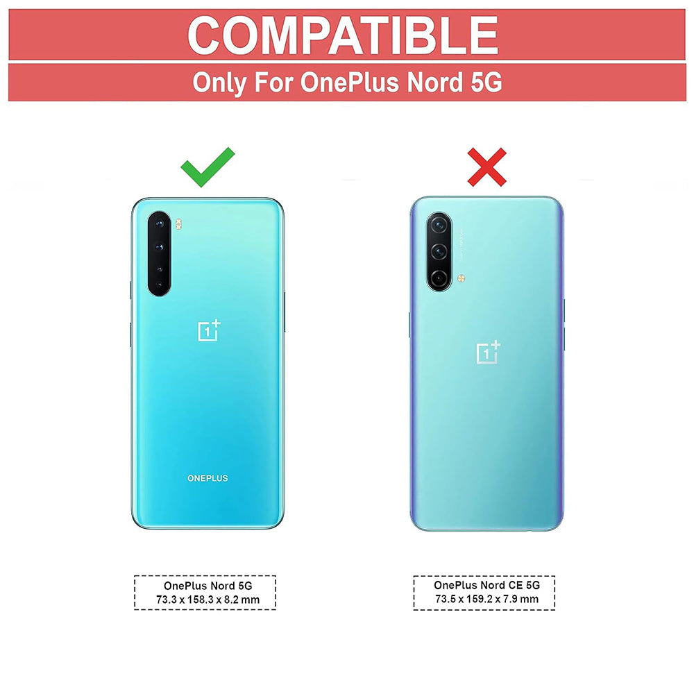 Hybrid Rugged Armor Kickstand Back Case for OnePlus Nord 5G