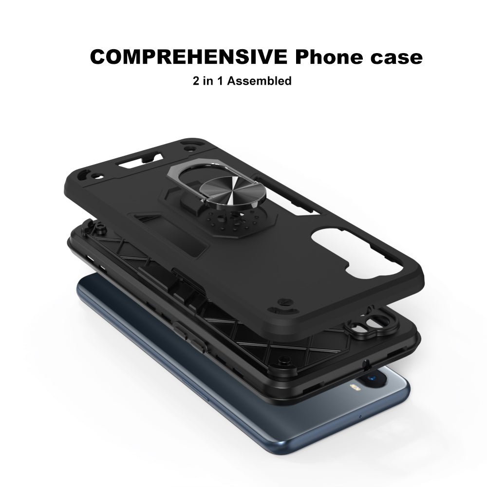 Hybrid Rugged Armor Kickstand Back Case for OnePlus Nord 5G