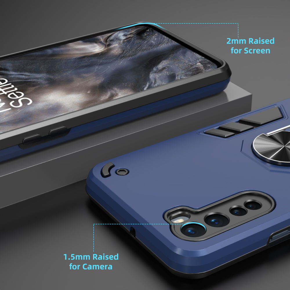 Hybrid Rugged Armor Kickstand Back Case for OnePlus Nord 5G