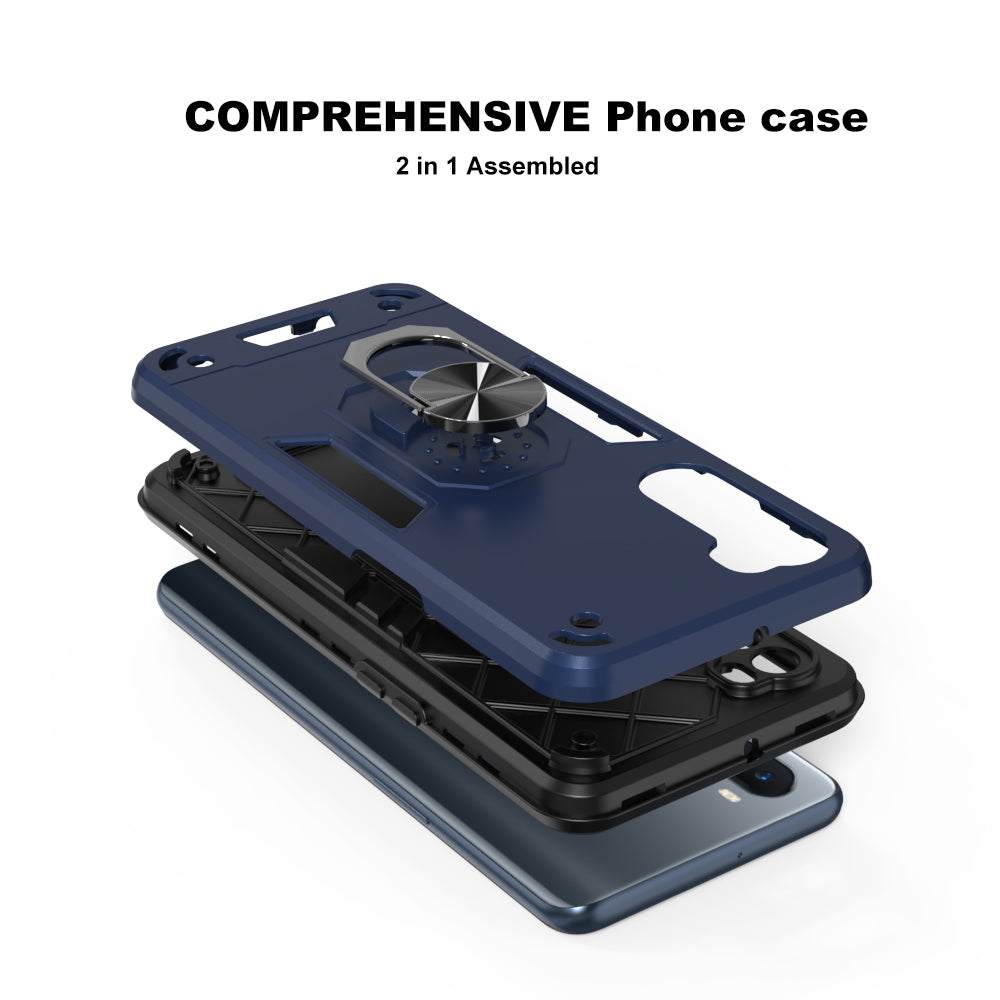 Hybrid Rugged Armor Kickstand Back Case for OnePlus Nord 5G