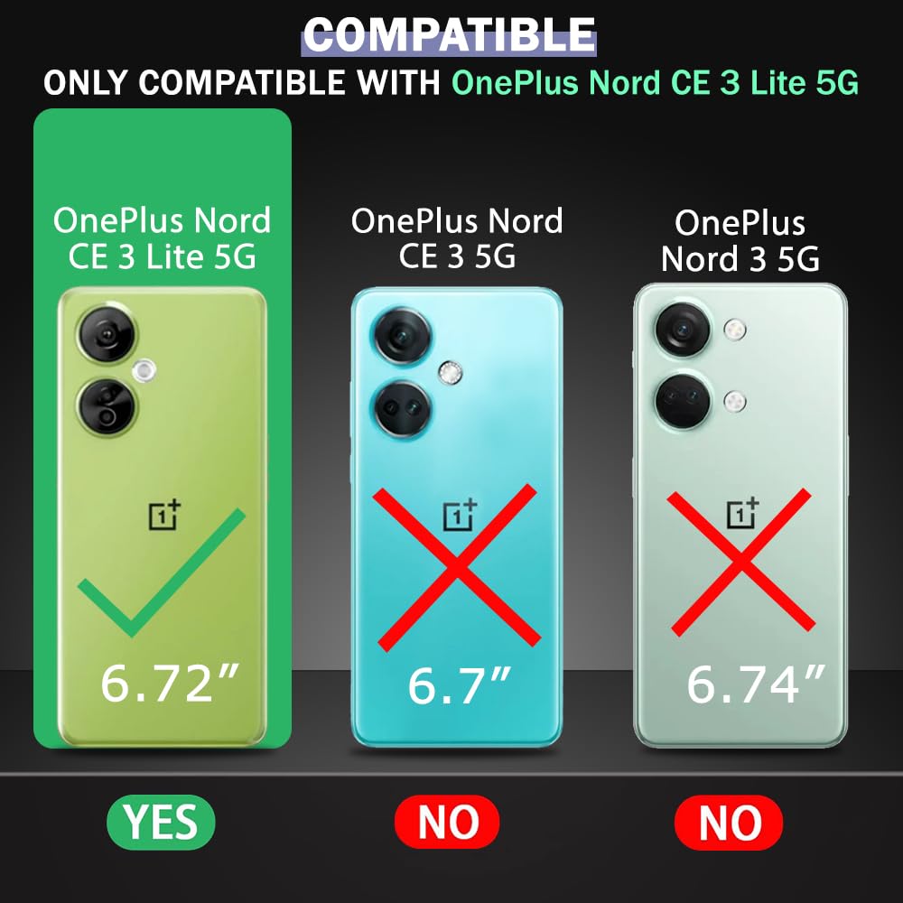 Hybrid Rugged Armor Kickstand Case for OnePlus Nord CE 3 Lite 5G
