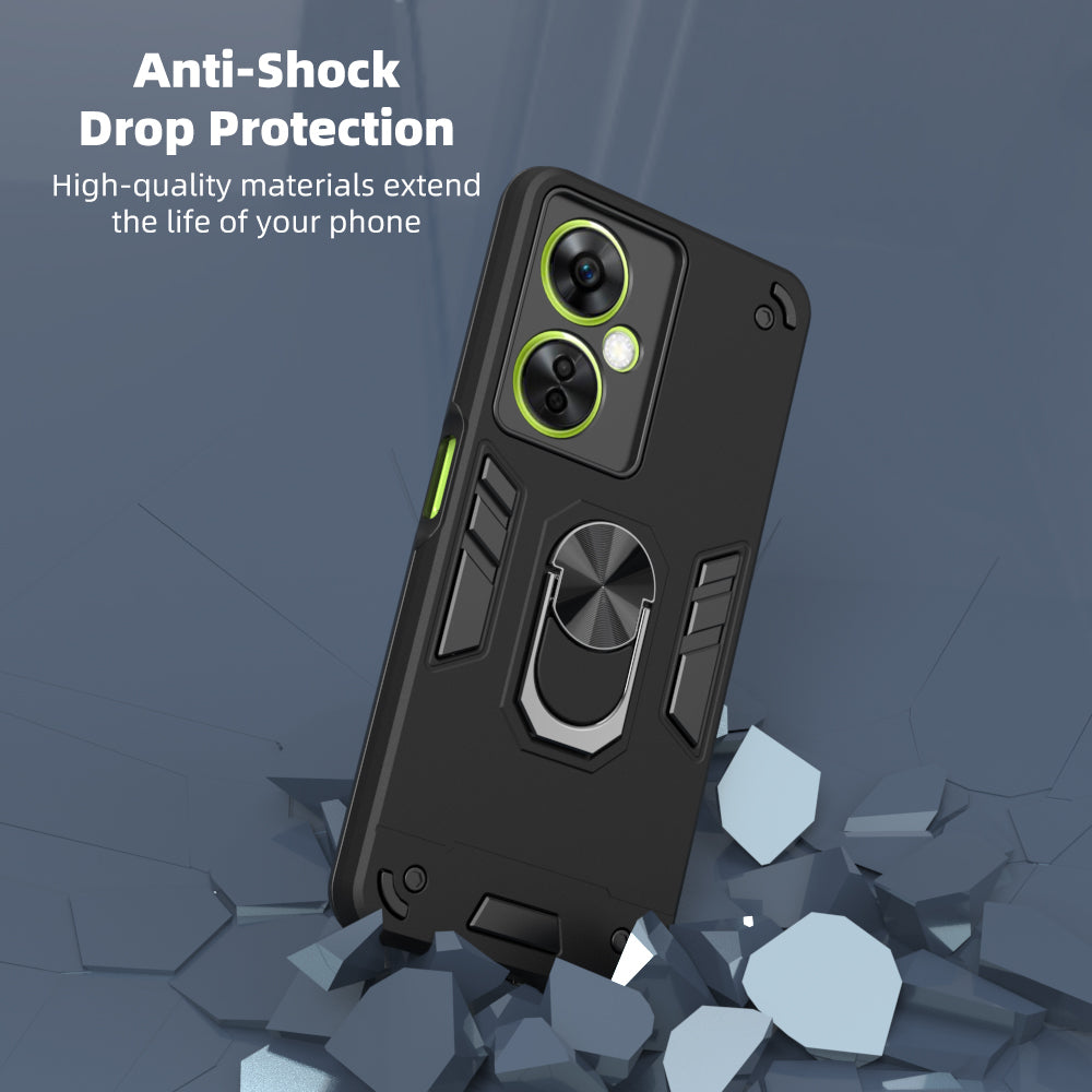 Hybrid Rugged Armor Kickstand Case for OnePlus Nord CE 3 Lite 5G