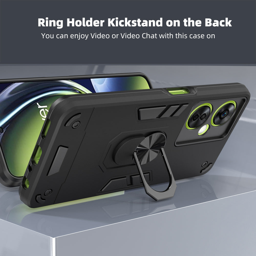 Hybrid Rugged Armor Kickstand Case for OnePlus Nord CE 3 Lite 5G