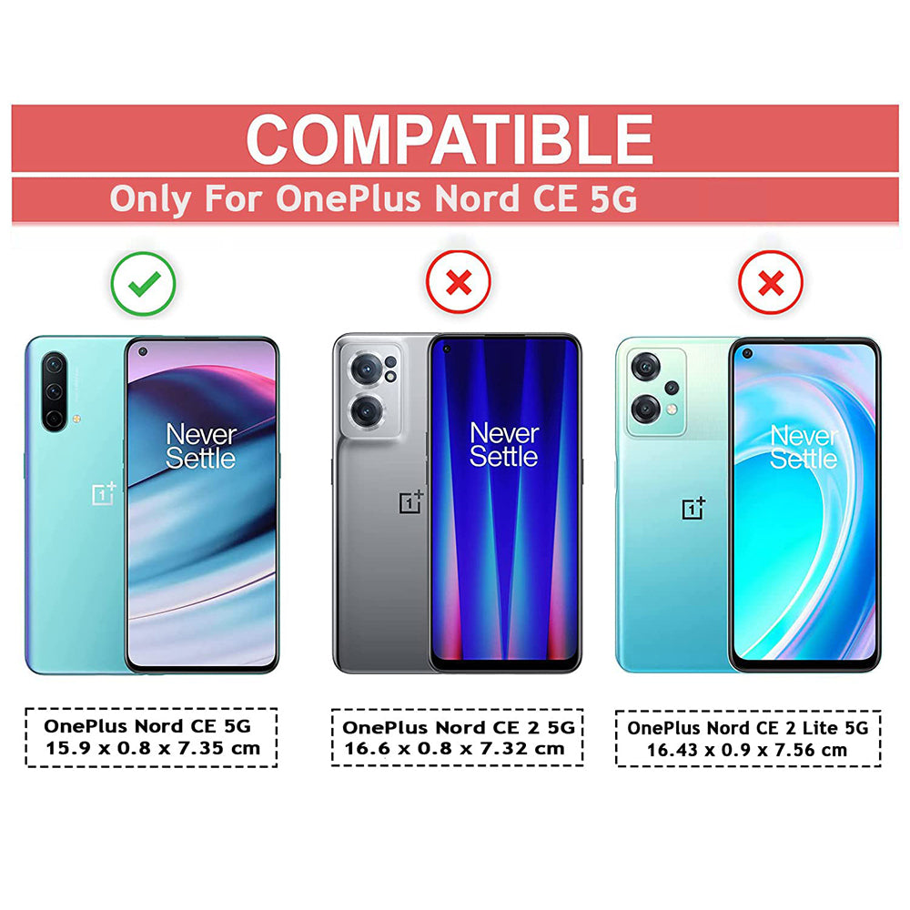 Hybrid Rugged Armor Kickstand Back Case for OnePlus Nord CE 5G