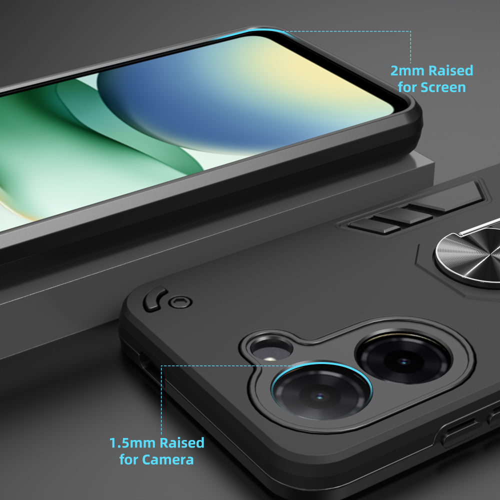 Hybrid Rugged Armor Kickstand Case for Poco C71 4G / Mi Redmi A5 4G