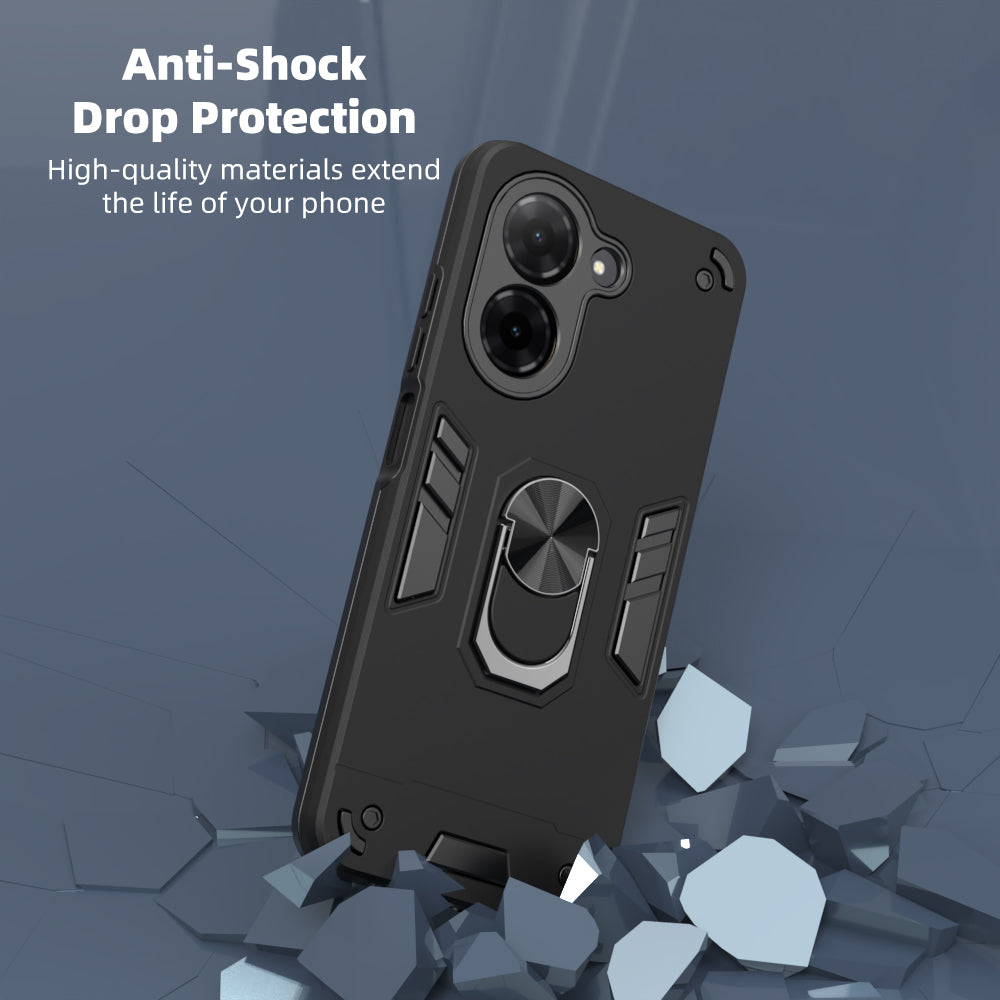Hybrid Rugged Armor Kickstand Case for Poco C71 4G / Mi Redmi A5 4G