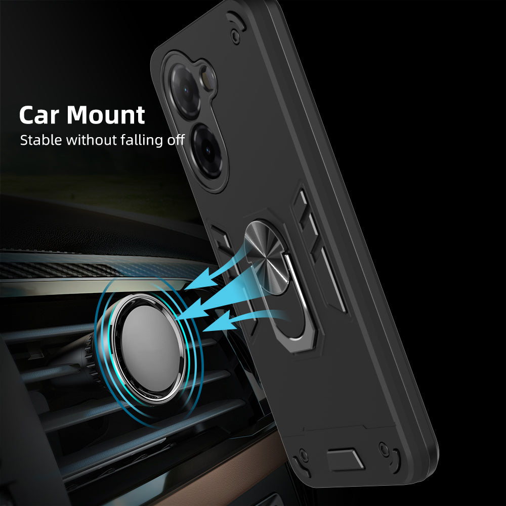 Hybrid Rugged Armor Kickstand Case for Poco C71 4G / Mi Redmi A5 4G