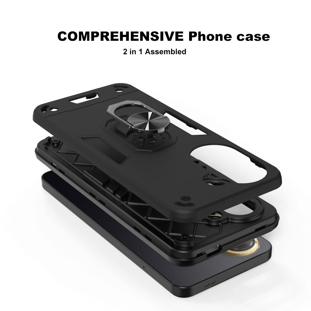 Hybrid Rugged Armor Kickstand Case for Poco C71 4G / Mi Redmi A5 4G
