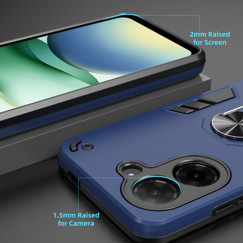 Hybrid Rugged Armor Kickstand Case for Poco C71 4G / Mi Redmi A5 4G