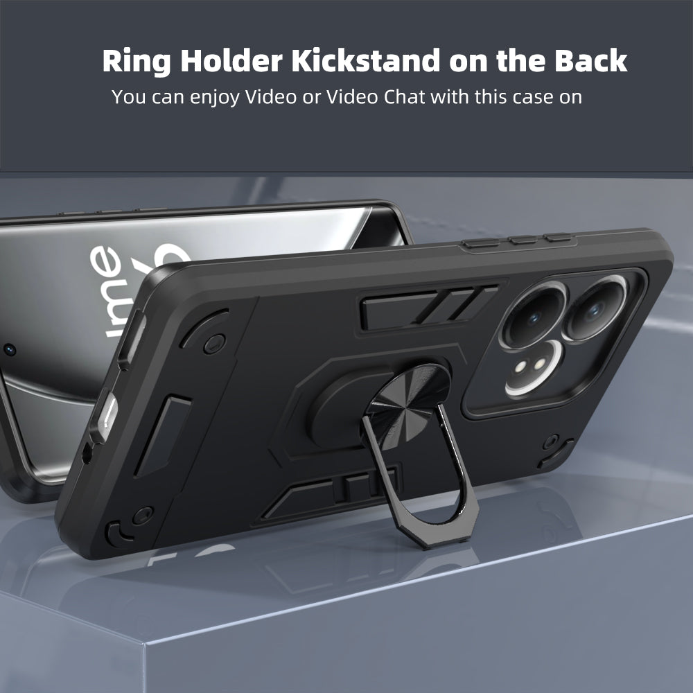 Hybrid Rugged Armor Kickstand Case for Realme GT 6 5G / GT 6T 5G