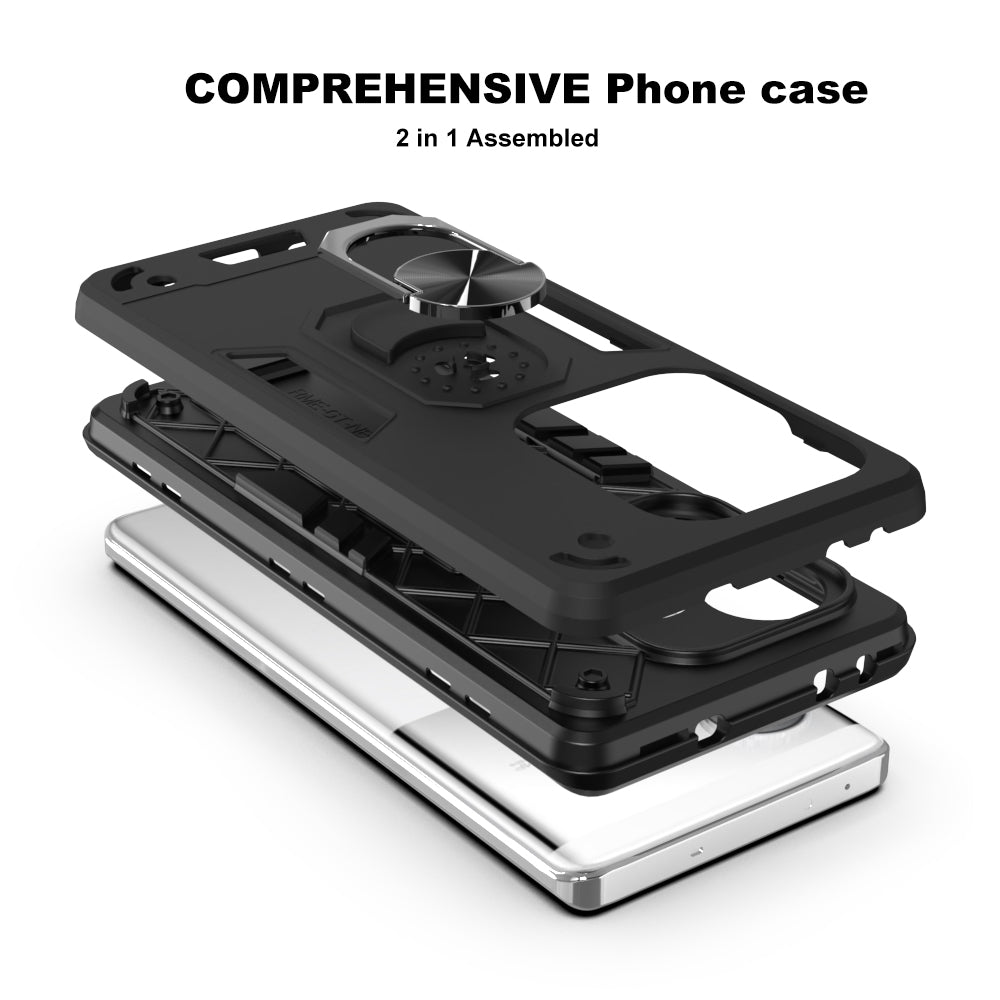 Hybrid Rugged Armor Kickstand Case for Realme GT 6 5G / GT 6T 5G