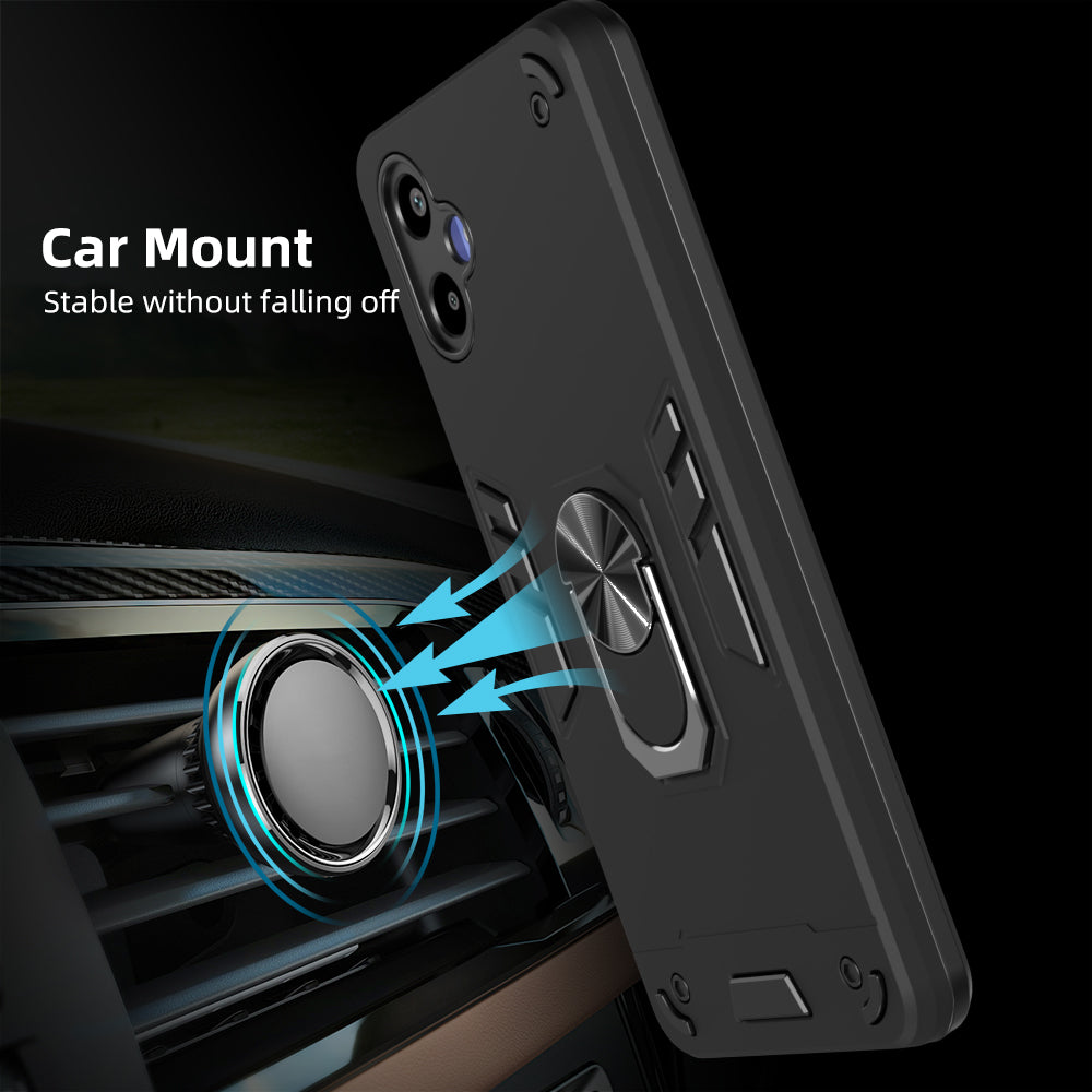 Hybrid Rugged Armor Kickstand Case for Samsung Galaxy F06 5G / M06 5G