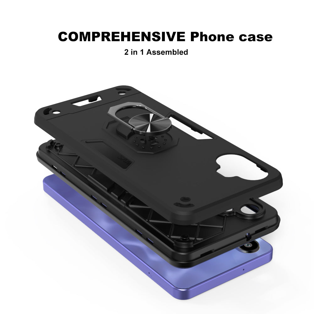 Hybrid Rugged Armor Kickstand Case for Samsung Galaxy F06 5G / M06 5G