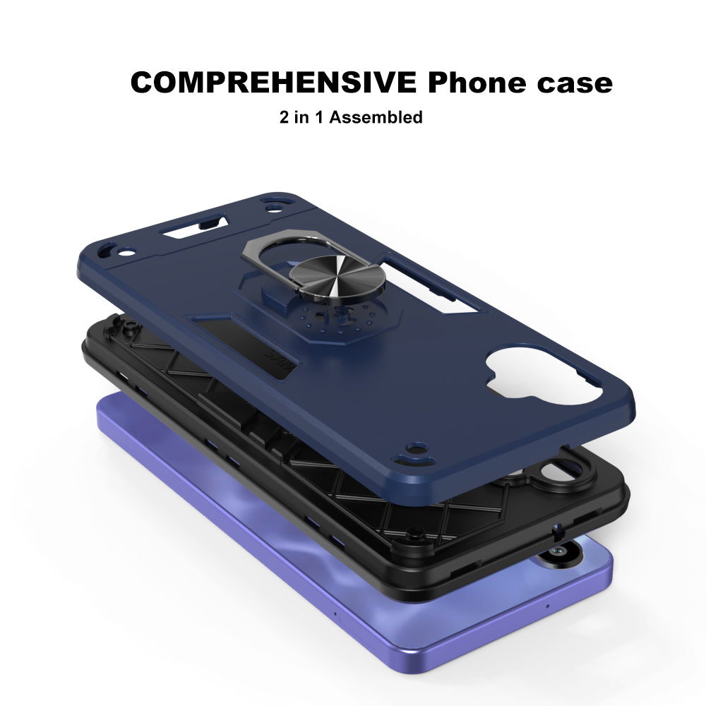 Hybrid Rugged Armor Kickstand Case for Samsung Galaxy F06 5G / M06 5G