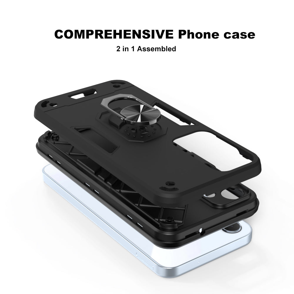 Hybrid Rugged Armor Kickstand Case for Samsung Galaxy M35 5G