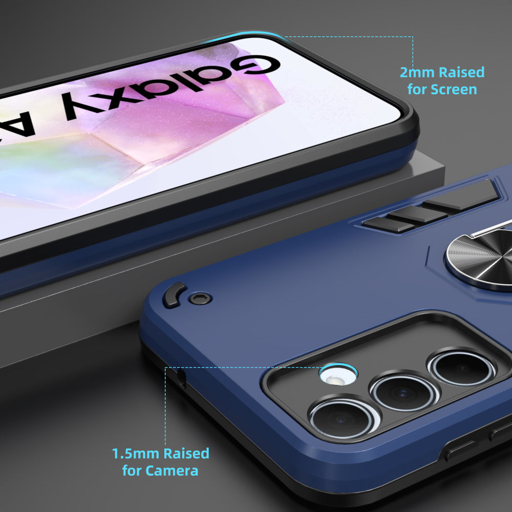 Hybrid Rugged Armor Kickstand Case for Samsung Galaxy M35 5G