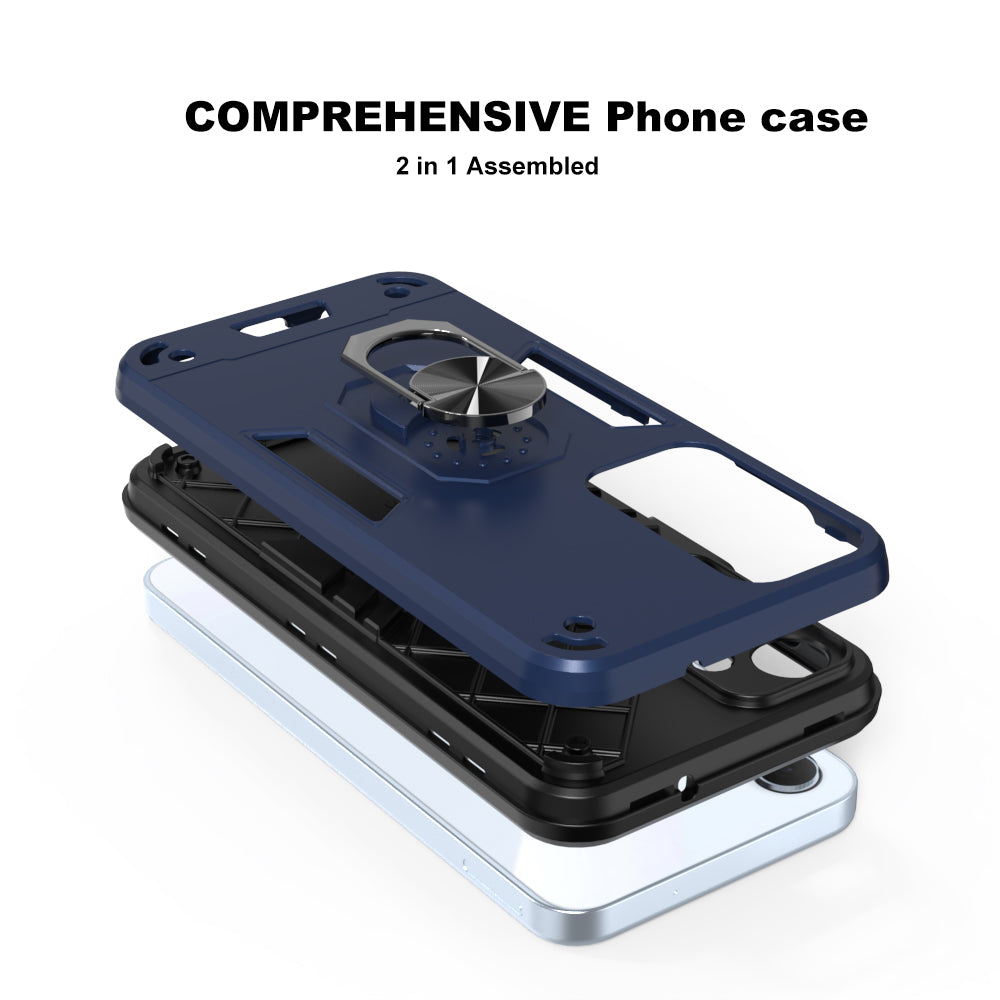 Hybrid Rugged Armor Kickstand Case for Samsung Galaxy M35 5G