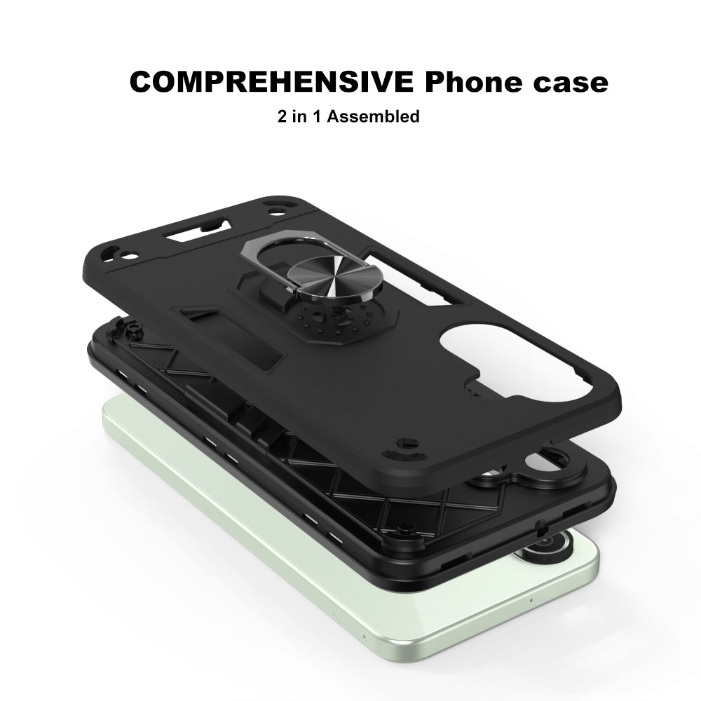 Hybrid Rugged Armor Kickstand Case for Samsung Galaxy M56 5G / F56 5G