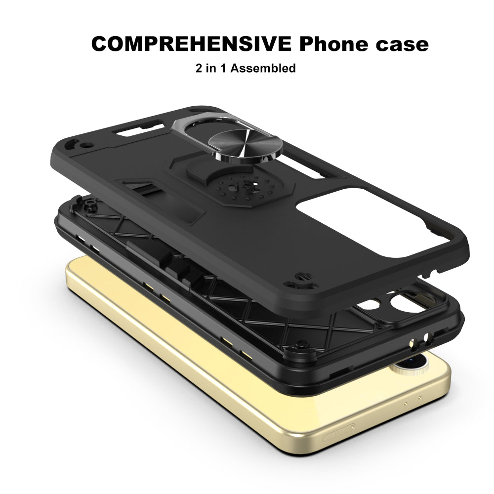 Hybrid Rugged Armor Kickstand Case for Samsung Galaxy S24 FE 5G