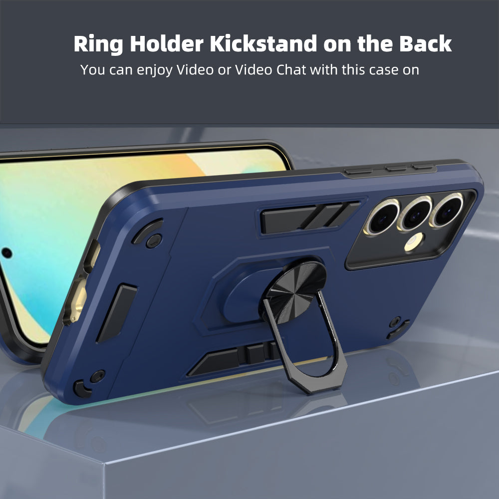 Hybrid Rugged Armor Kickstand Case for Samsung Galaxy S24 FE 5G