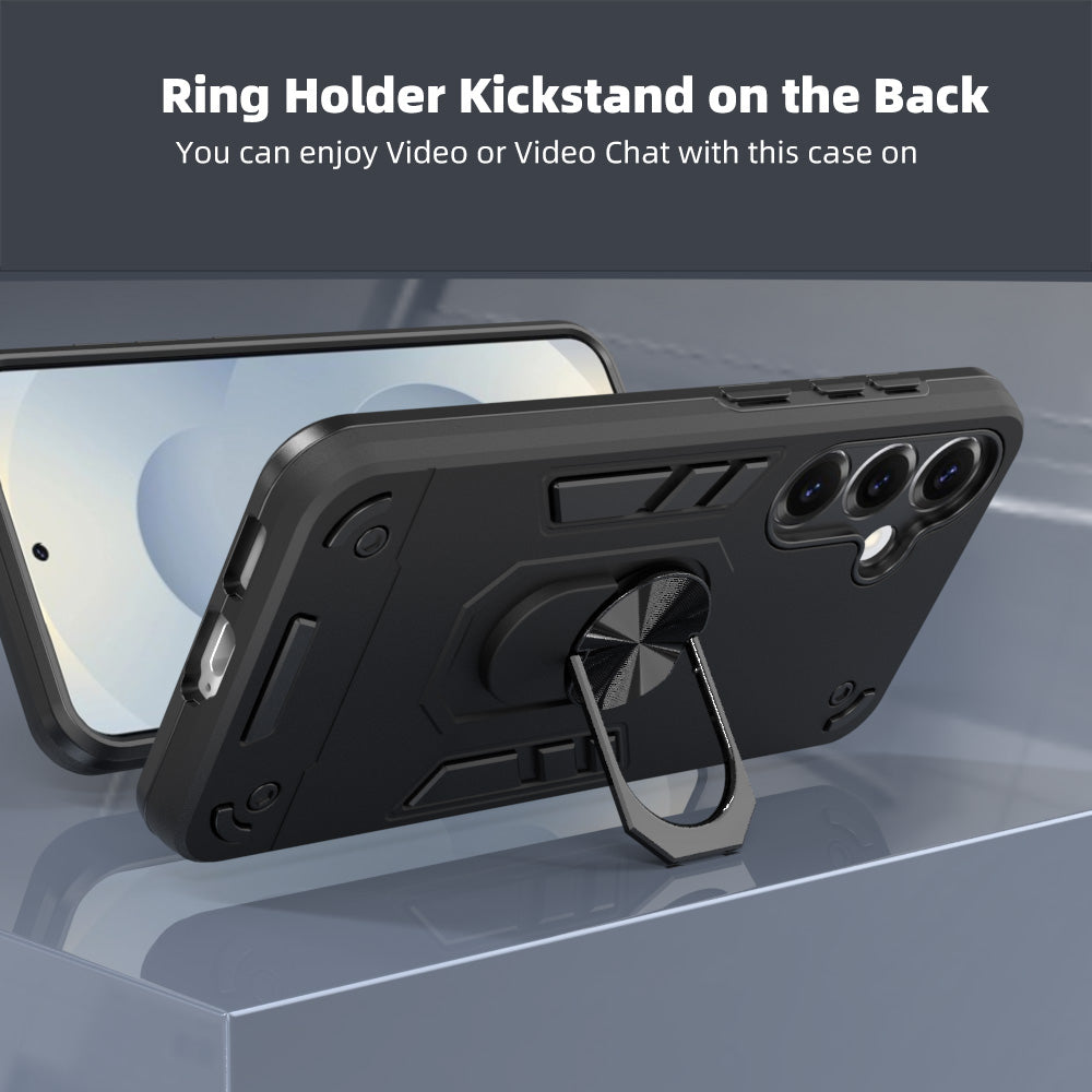 Hybrid Rugged Armor Kickstand Case for Samsung Galaxy S25 5G