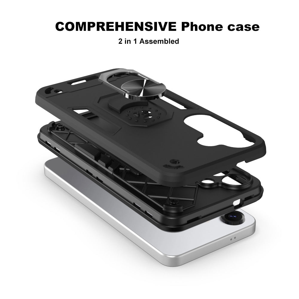 Hybrid Rugged Armor Kickstand Case for Samsung Galaxy S25 5G