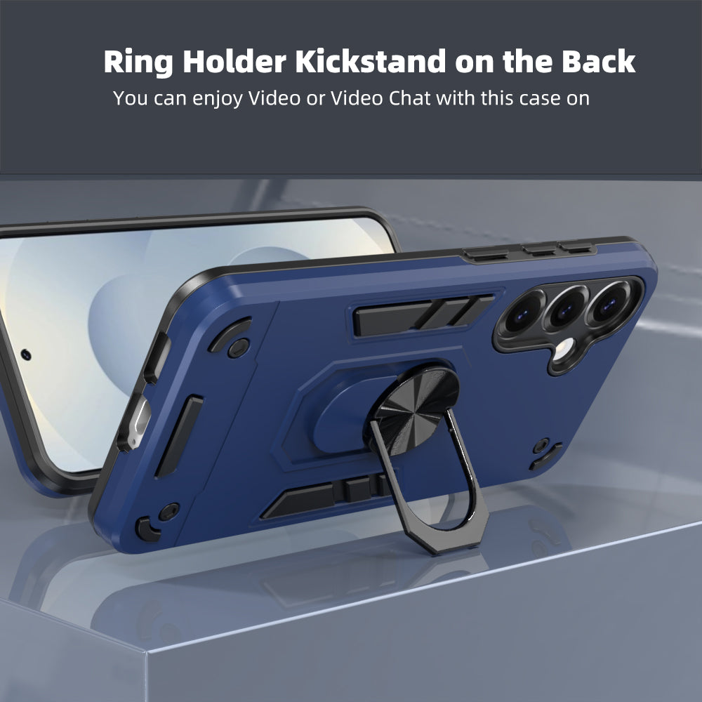 Hybrid Rugged Armor Kickstand Case for Samsung Galaxy S25 5G