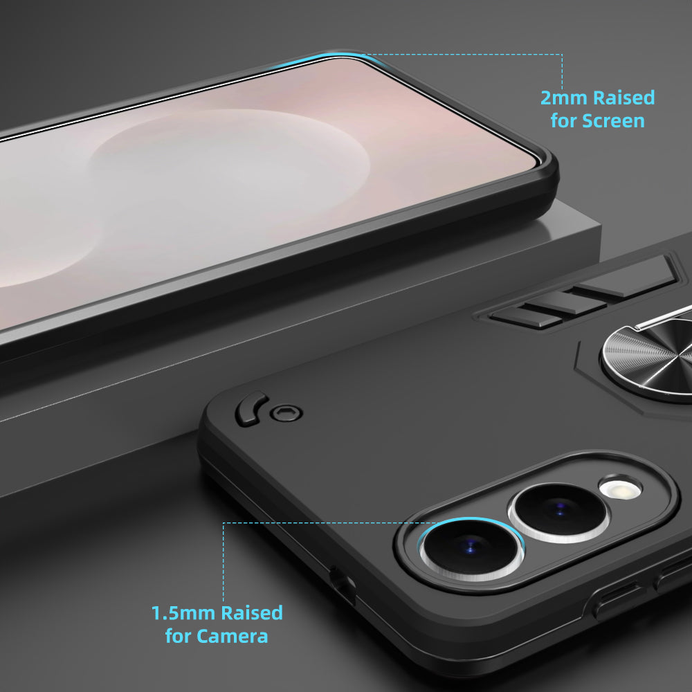 Hybrid Rugged Armor Kickstand Case for Samsung Galaxy S25 Edge 5G