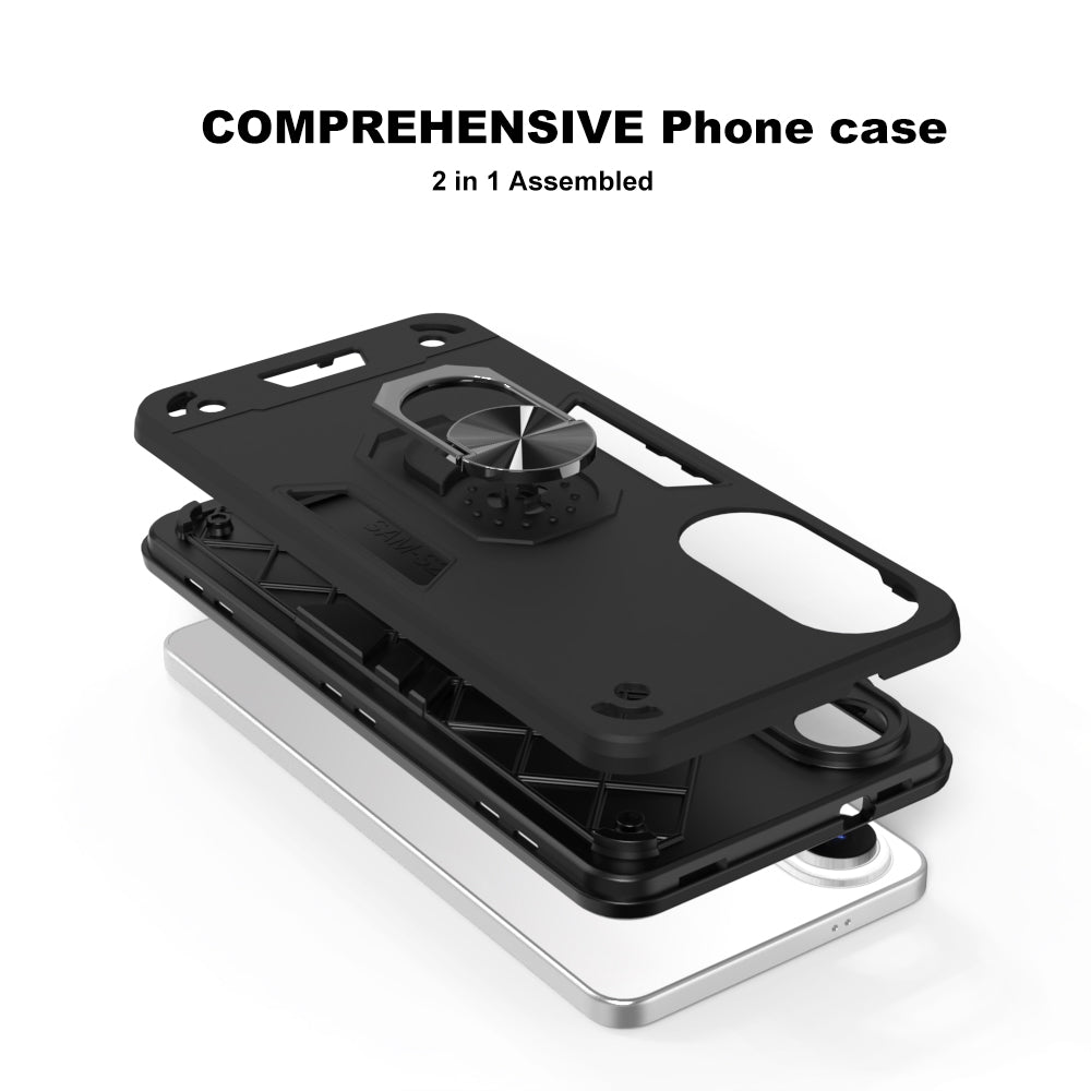 Hybrid Rugged Armor Kickstand Case for Samsung Galaxy S25 Edge 5G