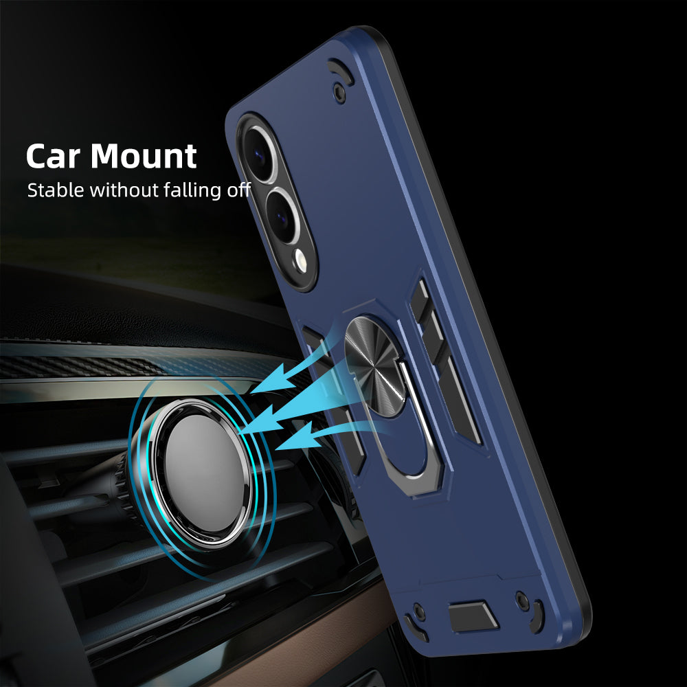 Hybrid Rugged Armor Kickstand Case for Samsung Galaxy S25 Edge 5G