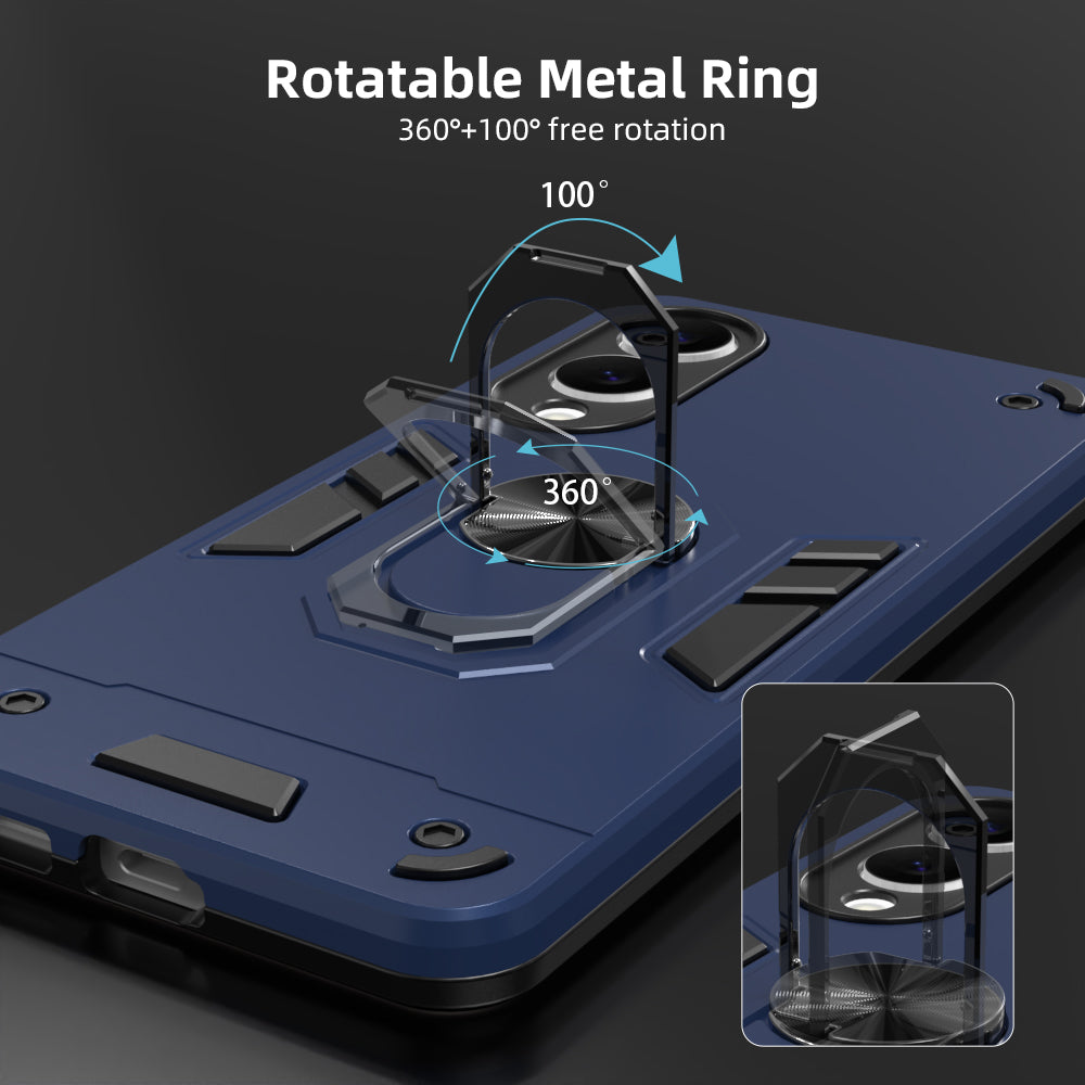 Hybrid Rugged Armor Kickstand Case for Samsung Galaxy S25 Edge 5G