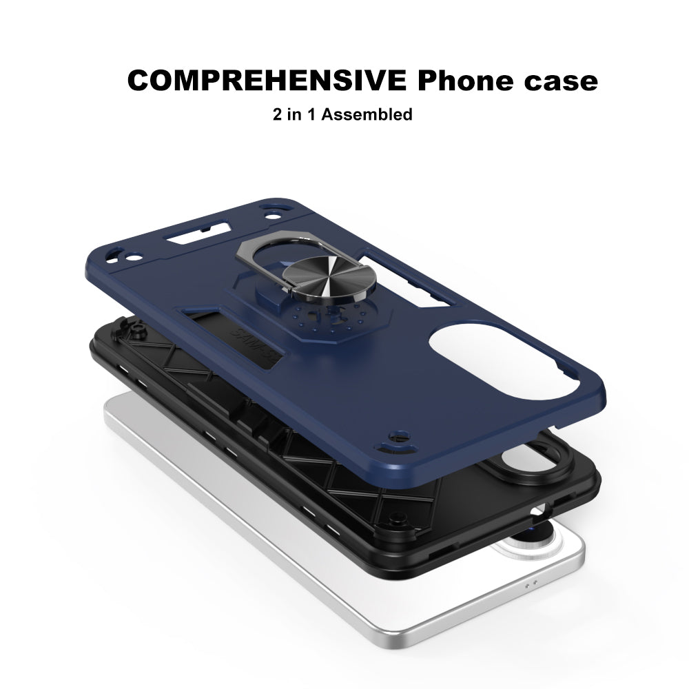 Hybrid Rugged Armor Kickstand Case for Samsung Galaxy S25 Edge 5G