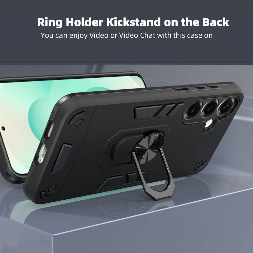 Hybrid Rugged Armor Kickstand Case for Samsung Galaxy S25 Plus 5G