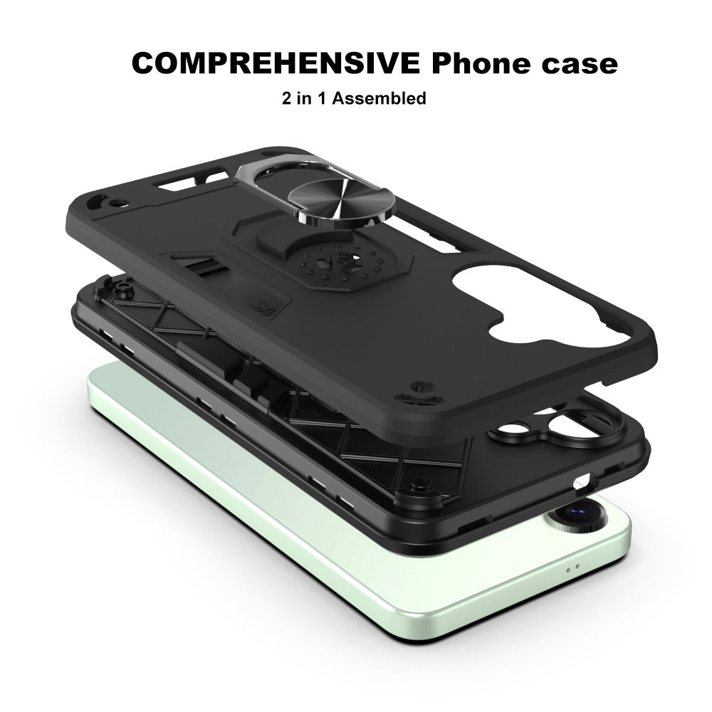 Hybrid Rugged Armor Kickstand Case for Samsung Galaxy S25 Plus 5G