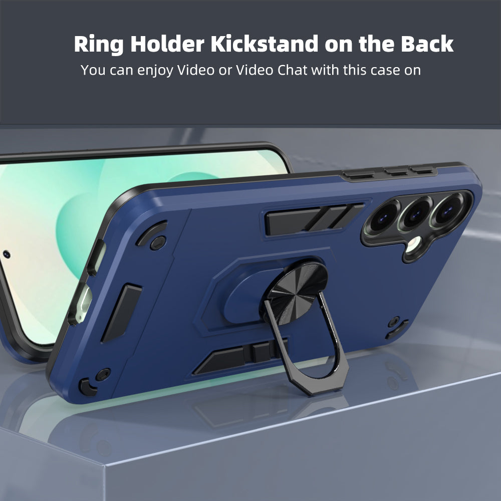 Hybrid Rugged Armor Kickstand Case for Samsung Galaxy S25 Plus 5G