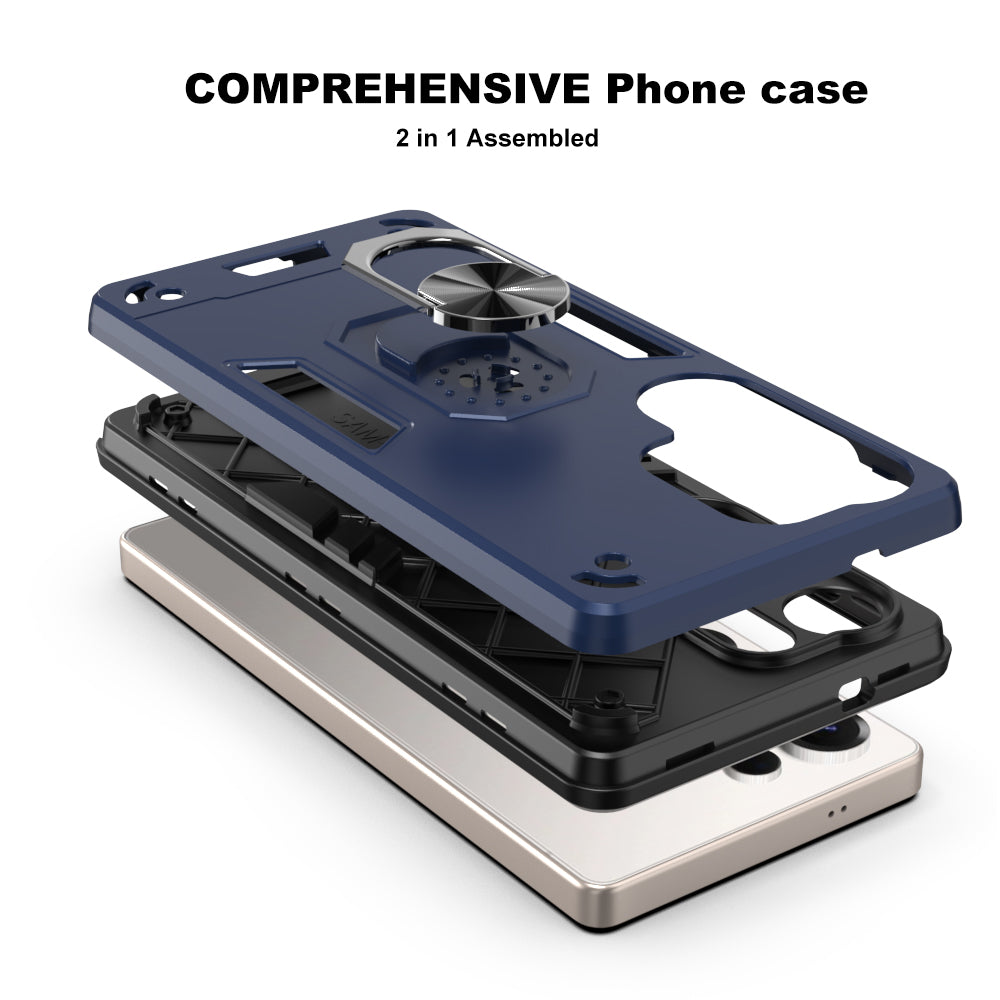 Hybrid Rugged Armor Kickstand Case for Samsung Galaxy S25 Ultra 5G