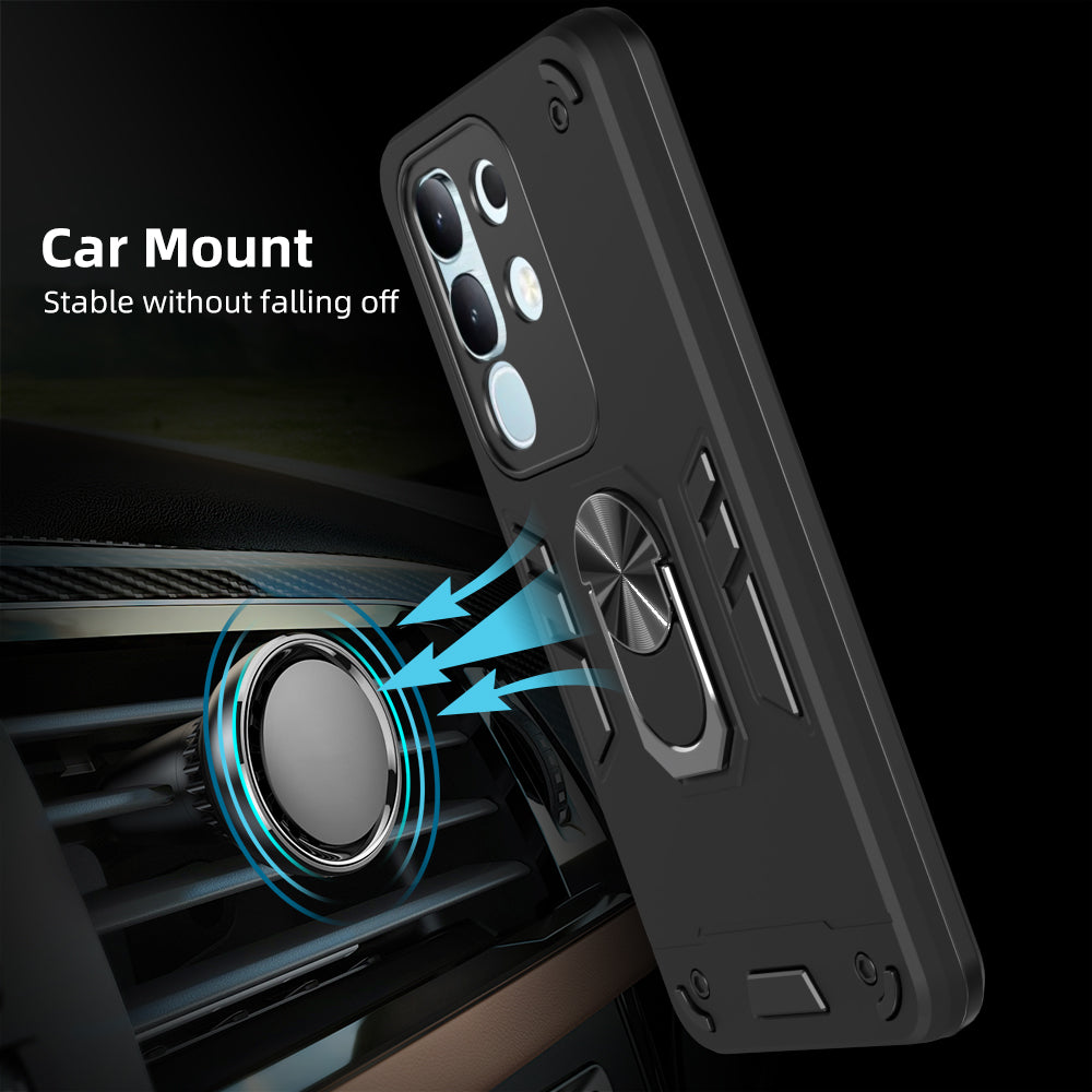 Hybrid Rugged Armor Kickstand Case for Vivo T4x 5G / Y29 4G
